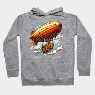 Steampunk Fantasy Airship Hoodie